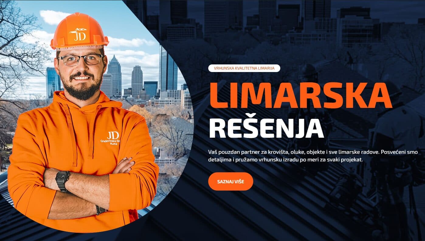 JD Limarija — Digitalna transformacija građevinske limarije