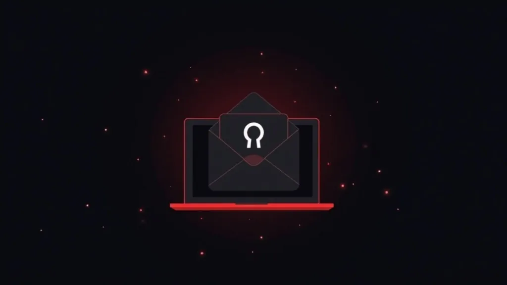 Laptop sa ikonom upitnika i koverom - AI alati za personalizaciju email kampanja