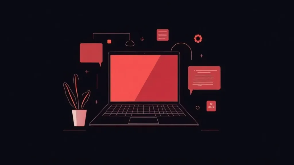 Laptop sa alatima za dizajn sajta i AI teknologijom za redizajn veb stranica