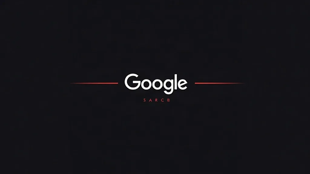 Google Search logotip sa crvenim akcentom na crnoj pozadini za blog o strategijama akvizicije klijenata