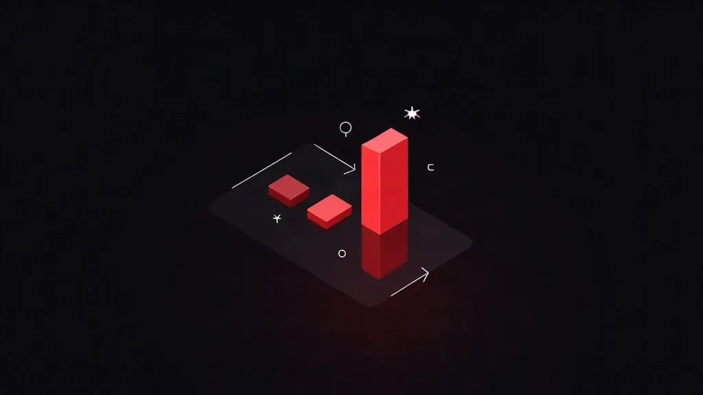 3D prikaz rasta poslovanja - grafikoni i analitika za CRO optimizaciju vebsajta i povećanje konverzija