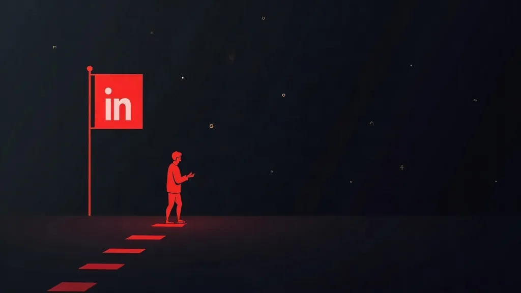 Ilustracija puta ka uspehu kroz LinkedIn - sticanje klijenata za B2B male i srednje preduzeće