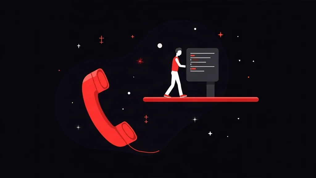 Ilustracija online sistema za zakazivanje usluga sa telefonom i osobom koja upravlja zakazima na ekranu