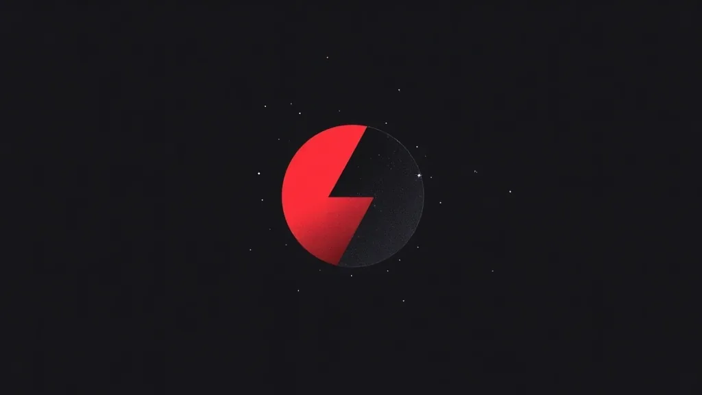 Crveno-crni logo sa strelicom - greške u SEO optimizaciji web dizajna